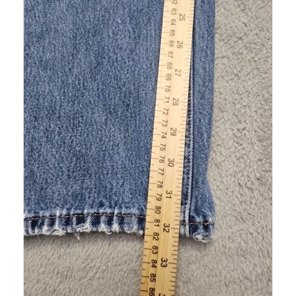 Levi's 550 Jeans Men's 38x34 Blue Relaxed Fit Medium Wash Denim, Well Worn - Picture 3 of 16